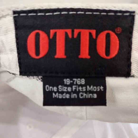 OTTO White Cap with Bold Logo - Picture 7 of 10
